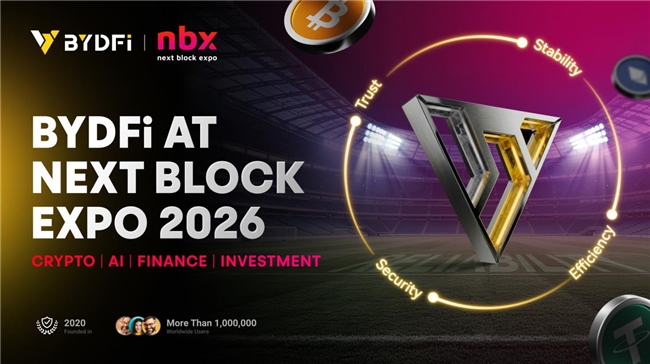 BYDFi赞助华沙Next Block Expo 2026 进一步拓展欧洲影响力